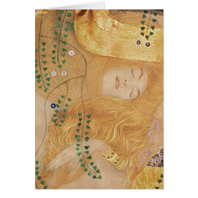 Gustav Klimt | specificerar av vattenormar mig Hälsningskort (Framsidan)