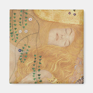 Gustav Klimt specificerar av vattenormar mig Magnet