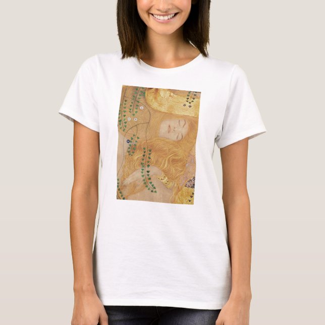 Gustav Klimt | specificerar av vattenormar mig Tee Shirt (Framsida)