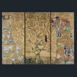 Gustav Klimt - Stoclet Frieze Livets träd<br><div class="desc">Stoclet Frieze Triptych: Livets träd,  Fulfillment,  Expectation - Gustav Klimt,  Cardboard,  1909</div>