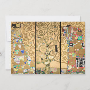 Gustav Klimt - Stoclet Frieze Livets träd Inbjudningar