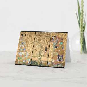 Gustav Klimt - Stoclet Frieze Livets träd Kort