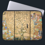 Gustav Klimt - Stoclet Frieze Livets träd Laptop Fodral<br><div class="desc">Stoclet Frieze Triptych: Livets träd,  Fulfillment,  Expectation - Gustav Klimt,  Cardboard,  1909</div>