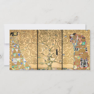 Gustav Klimt - Stoclet Frieze Livets träd Tack Kort