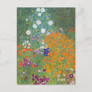 Gustav Klimt Stugträdgårdsmålning Vykort