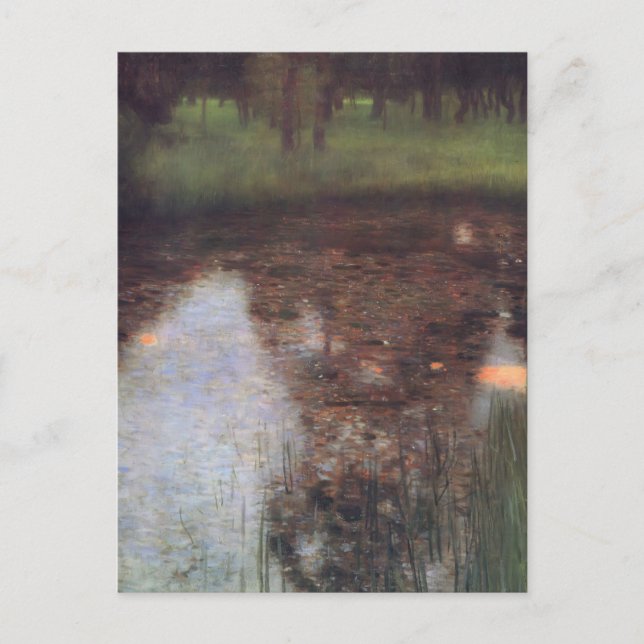 Gustav Klimt- Swamp Vykort (Framsida)