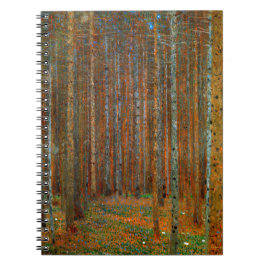 Gustav Klimt - Tannenwald Gräs Forest Anteckningsbok