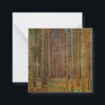 Gustav Klimt - Tannenwald Gräs Forest Anteckningskort<br><div class="desc">Fir Forest/Tannenwald Gräs Forest - Gustav Klimt,  Oil on Canvas,  1902</div>