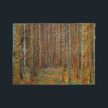 Gustav Klimt - Tannenwald Gräs Forest Fleecefilt<br><div class="desc">Fir Forest/Tannenwald Gräs Forest - Gustav Klimt,  Oil on Canvas,  1902</div>