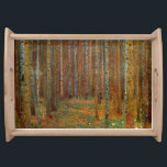 Gustav Klimt - Tannenwald Gräs Forest Frukostbricka<br><div class="desc">Fir Forest/Tannenwald Gräs Forest - Gustav Klimt,  Oil on Canvas,  1902</div>
