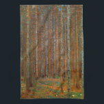 Gustav Klimt - Tannenwald Gräs Forest Kökshandduk<br><div class="desc">Fir Forest/Tannenwald Gräs Forest - Gustav Klimt,  Oil on Canvas,  1902</div>