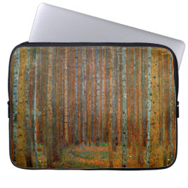 Gustav Klimt - Tannenwald Gräs Forest Laptop Fodral