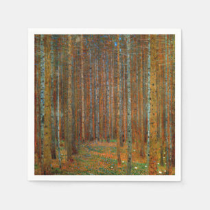 Gustav Klimt - Tannenwald Gräs Forest Pappersservett