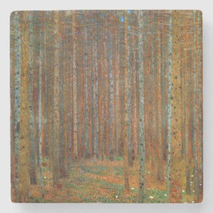 Gustav Klimt - Tannenwald Gräs Forest Stenunderlägg