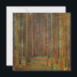Gustav Klimt - Tannenwald Gräs Forest Tack Kort<br><div class="desc">Fir Forest/Tannenwald Gräs Forest - Gustav Klimt,  Oil on Canvas,  1902</div>