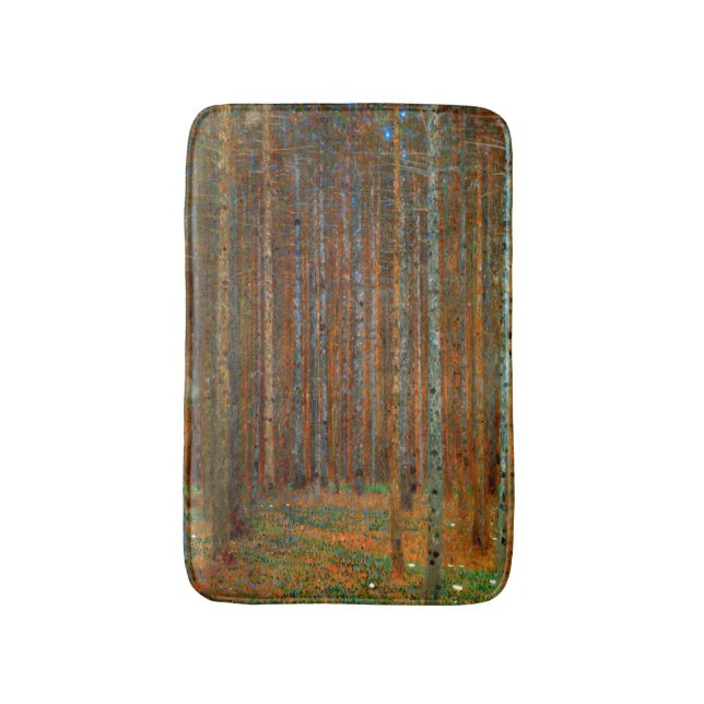 Gustav Klimt - Tannenwald Pine Forest Badrumsmatta (Framsidan (Vertikal))