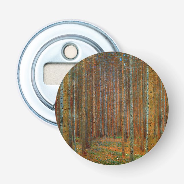 Gustav Klimt - Tannenwald Tallskog Flasköppnare (Framsidan)