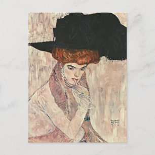 Gustav Klimt- The Black Feather Hat Vykort