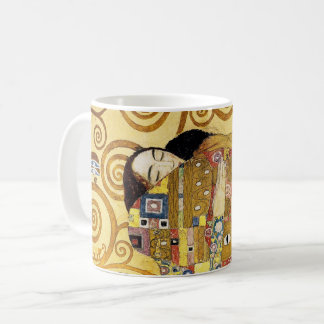 Gustav Klimt , “ The hug ” コーヒーマグカップ Kaffemugg
