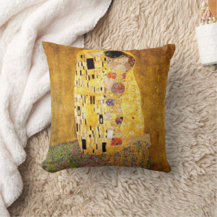 Gustav Klimt the Kiss Classic Painting Kudde