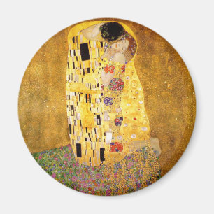 Gustav Klimt the Kiss Classic Painting Magnet