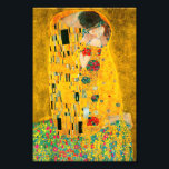 Gustav Klimt the Kiss Fototryck<br><div class="desc">Photo Print med Gustav Klimts oljemålning med guld löv Kiss (1908). En man och kvinna,  som bär briljant gyllene färg,  tar gärna till sig och kysser i ett fält av blommor. En underbar gåva till fläkt av Art nouveau och österrikisk konst.</div>