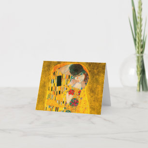 Gustav Klimt the Kiss Inbjudan