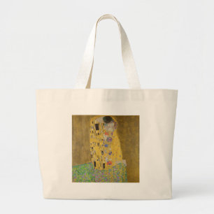 Gustav Klimt "The Kiss" Jumbo Tygkasse