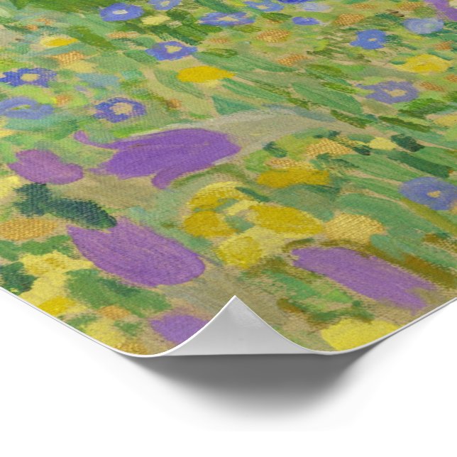 Gustav Klimt – The Kiss – Le Baiser  Poster (Hörn)