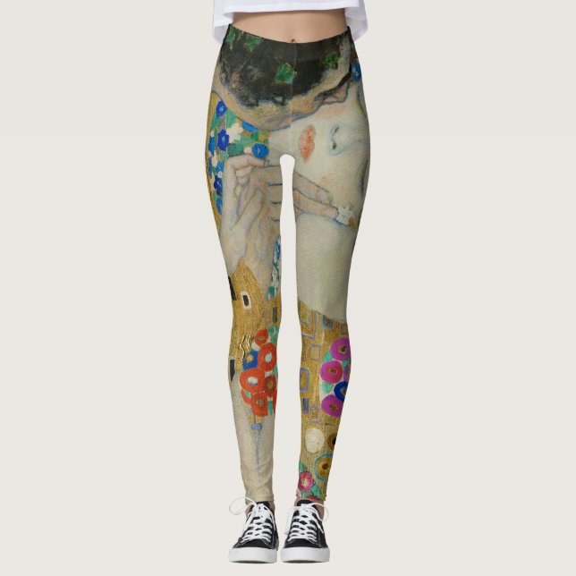 Gustav Klimt the Kiss Leggings (Framsida)