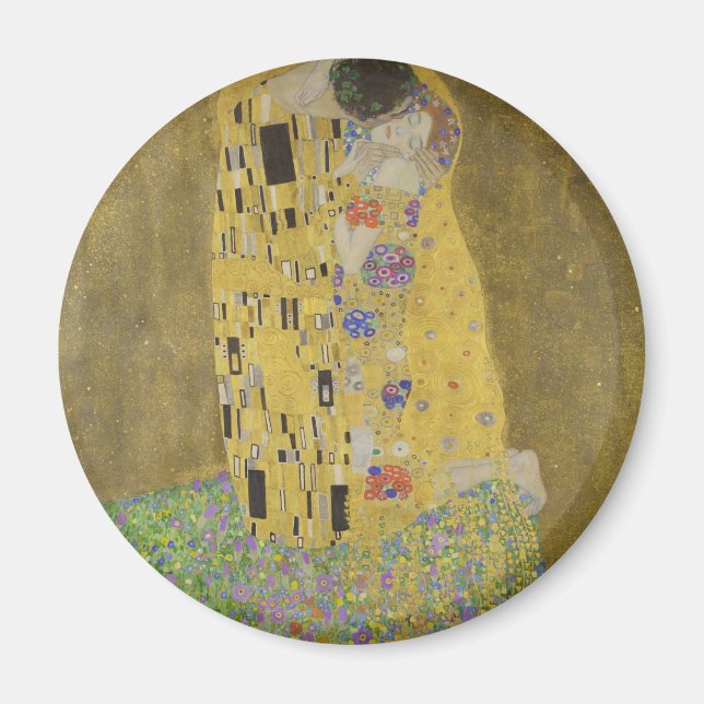 Gustav Klimt "The Kiss" Magnet (Framsidan)