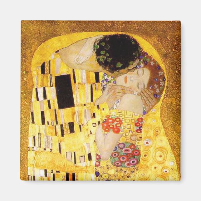 Gustav Klimt the Kiss Magnet (Framsidan)