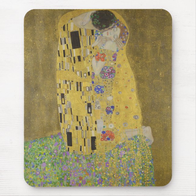 Gustav Klimt "The Kiss" Musmatta (Framsidan)