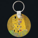 Gustav Klimt the Kiss Nyckelring<br><div class="desc">Kyssan som målats av Gustav Klimt.</div>