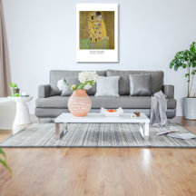 Gustav Klimt the Kiss Painting - Berömd Classical