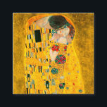 Gustav Klimt the Kiss Tilläggskort<br><div class="desc">Kort för djurutrymme med Gustav Klimts oljemålning med guld löv Kiss (1908). En man och kvinna,  som bär briljant gyllene färg,  tar gärna till sig och kysser i ett fält av blommor. En underbar gåva till fläkt av Art nouveau och österrikisk konst.</div>