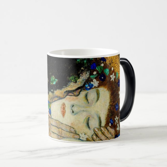 Gustav Klimt - The Kiss/Valentine Day Magisk Mugg (Framsida höger)