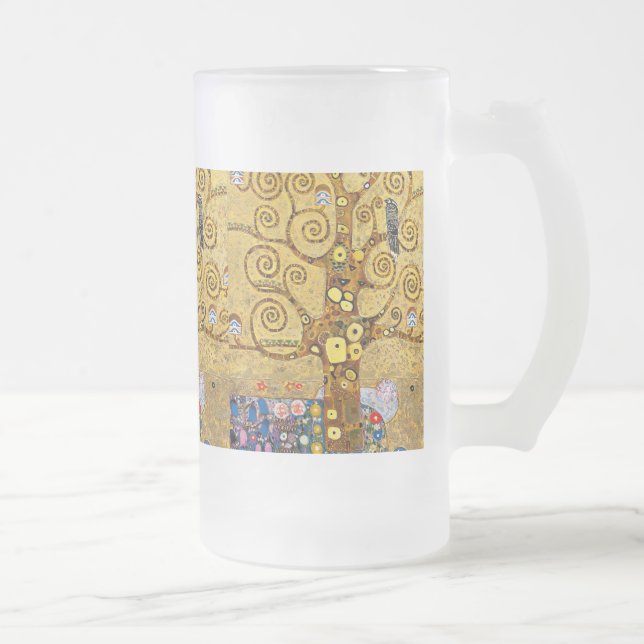 Gustav Klimt , The Tree of Life Frostat Ölglas (Höger)