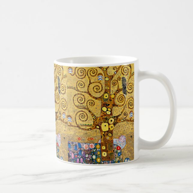 Gustav Klimt , The Tree of Life Kaffemugg (Höger)