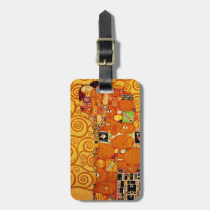 Gustav Klimt Träd des Livet: Art Nouveau Symbolist Bagagebricka