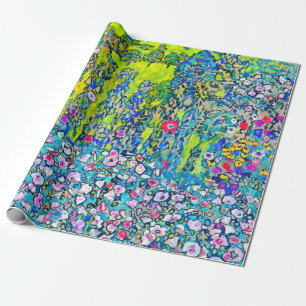 Gustav Klimt - trädgårdslandskap med Hillto Presentpapper
