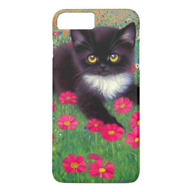 Gustav Klimt Tuxedo Cat Case-Mate iPhone Skal (Baksida)