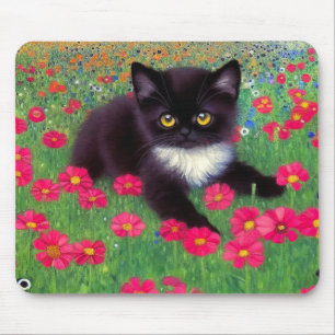 Gustav Klimt Tuxedo Cat Musmatta