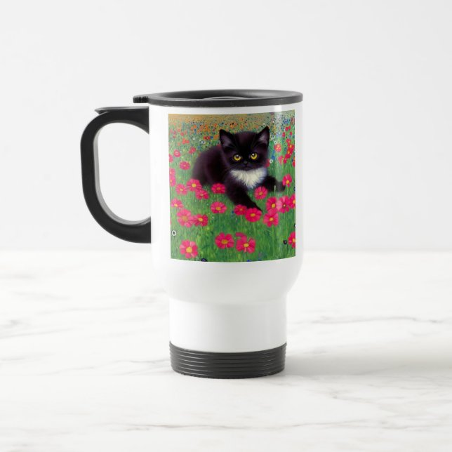 Gustav Klimt Tuxedo Cat Resemugg (Vänster)