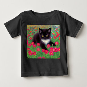 Gustav Klimt Tuxedo Cat T Shirt