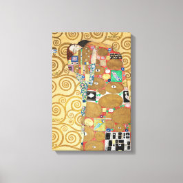 Gustav Klimt - Uppfyllelse, Stocletfrisen Canvastryck