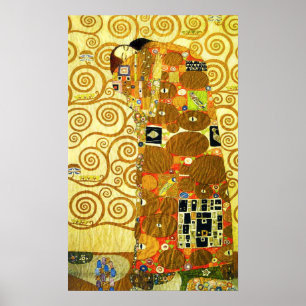 Gustav Klimt uppfyllelseaffisch Poster