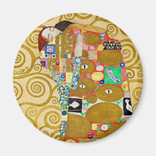 Gustav Klimt Uppfyllnad Nouveau Par Magnet