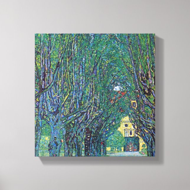 Gustav Klimt - Väg till parken Canvastryck (Framsida)