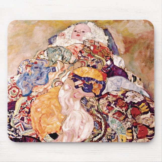 Gustav Klimt - Vaggan - Nyfödd Musmatta (Framsidan)